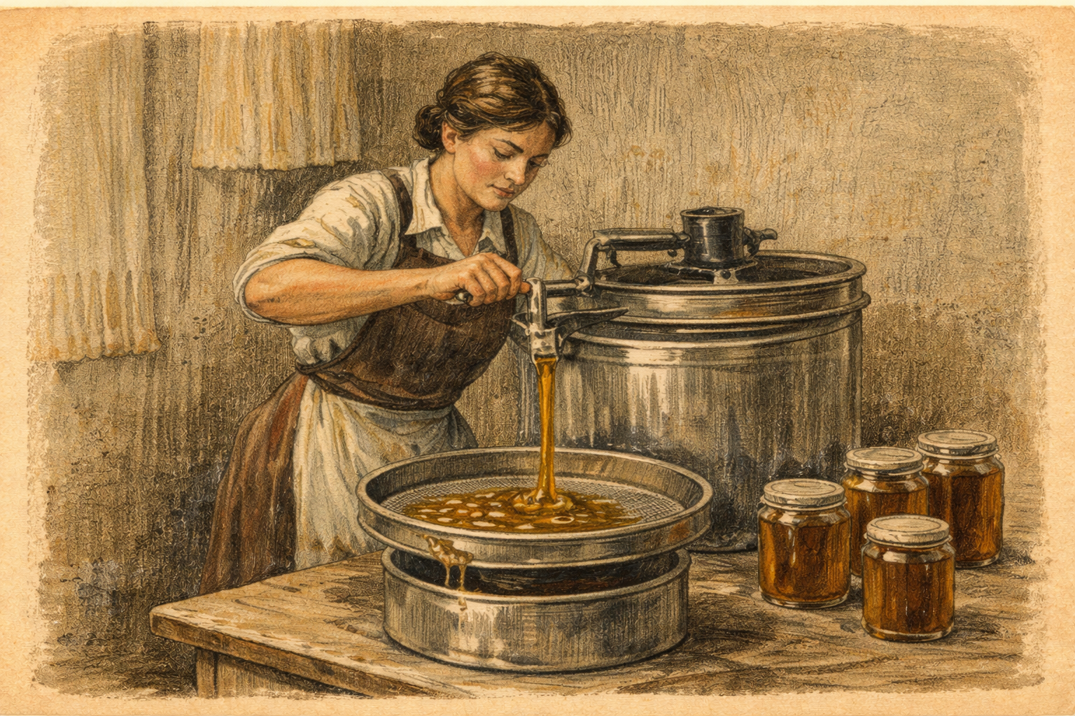 Quido Sklenar - práce s medem